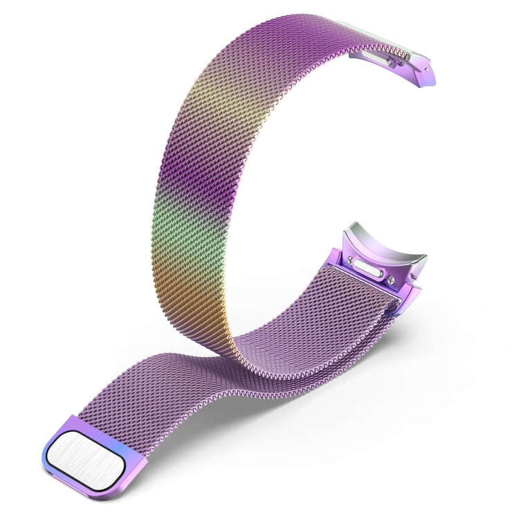 For Samsung Galaxy Watch 6 Button Style Milan Magnetic Metal Watch Band(Colorful)