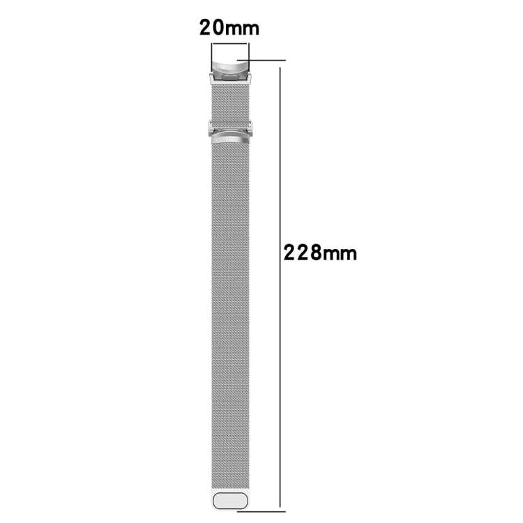 For Samsung Galaxy Watch 6 Button Style Milan Magnetic Metal Watch Band(Colorful)