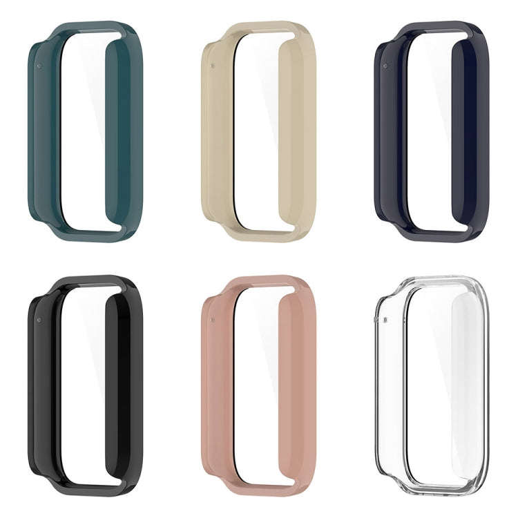 For Xiaomi Mi Band 8 Pro PC + Tempered Glass Film Integrated Watch Protective Case(Transparent)