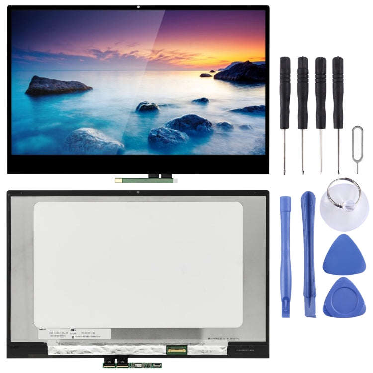 For Lenovo ideaPad C340-14IWL FHD LCD Screen Digitizer Full Assembly with Frame