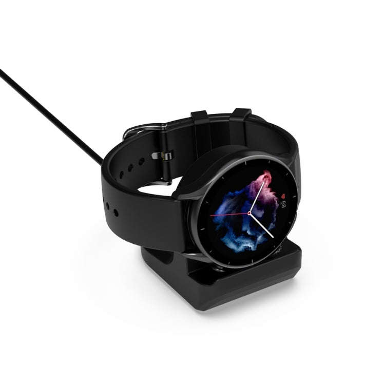 For Amazfit Bip 5 A2215 Smart Watch Silicone Charging Bracket(Black)