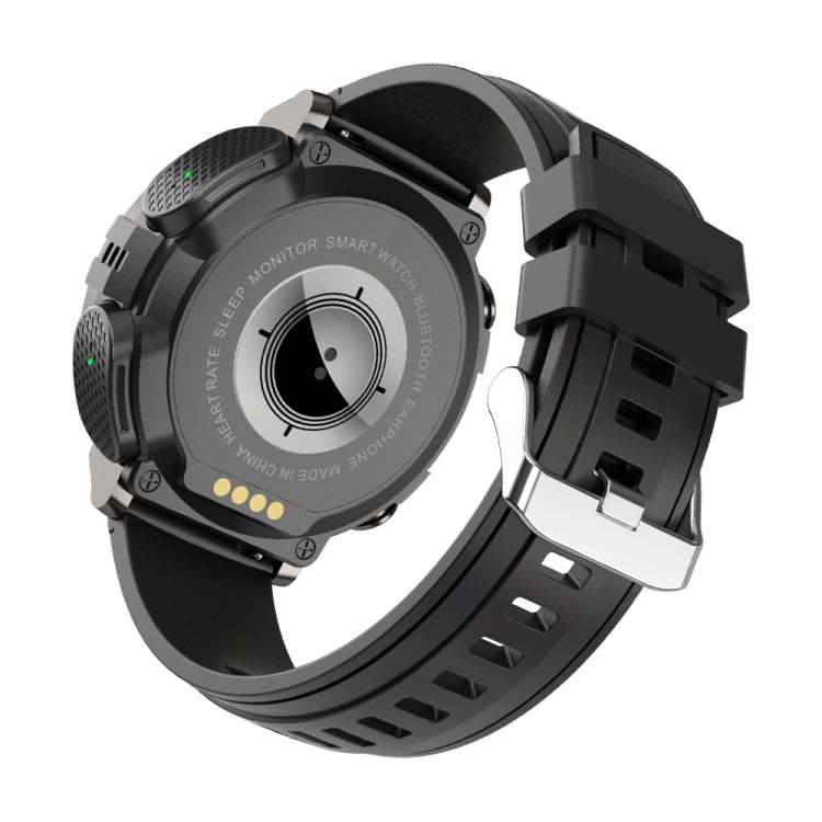 M68 Plus 1.52 inch Round Screen 2 in 1 Bluetooth Earphone Smart Watch, 512MB Memory Support Healt...