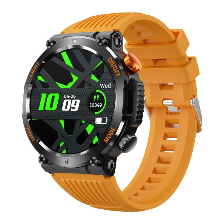 HT17 1.46 inch Round Screen Bluetooth Smart Watch, Support Health Monitoring & 100+ Sports Modes(...