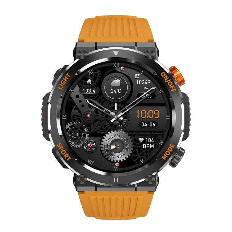 HT17 1.46 inch Round Screen Bluetooth Smart Watch, Support Health Monitoring & 100+ Sports Modes(...