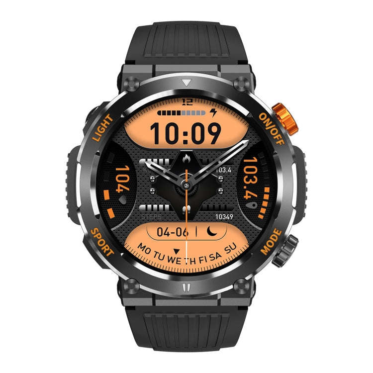 HT17 1.46 inch Round Screen Bluetooth Smart Watch, Support Health Monitoring & 100+ Sports Modes(...