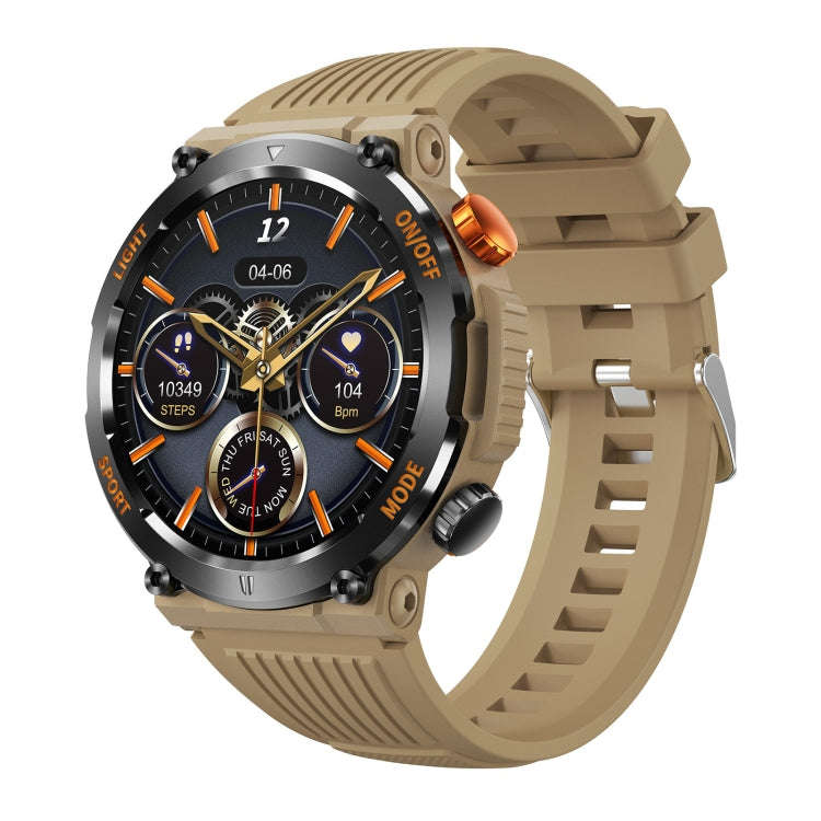 HT17 1.46 inch Round Screen Bluetooth Smart Watch, Support Health Monitoring & 100+ Sports Modes(...