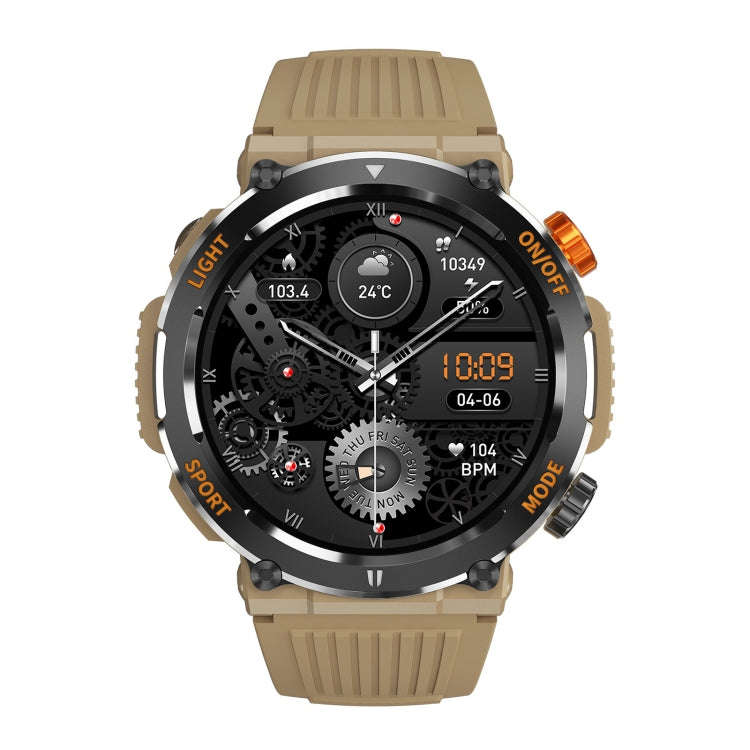 HT17 1.46 inch Round Screen Bluetooth Smart Watch, Support Health Monitoring & 100+ Sports Modes(...