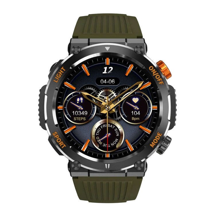 HT17 1.46 inch Round Screen Bluetooth Smart Watch, Support Health Monitoring & 100+ Sports Modes(...