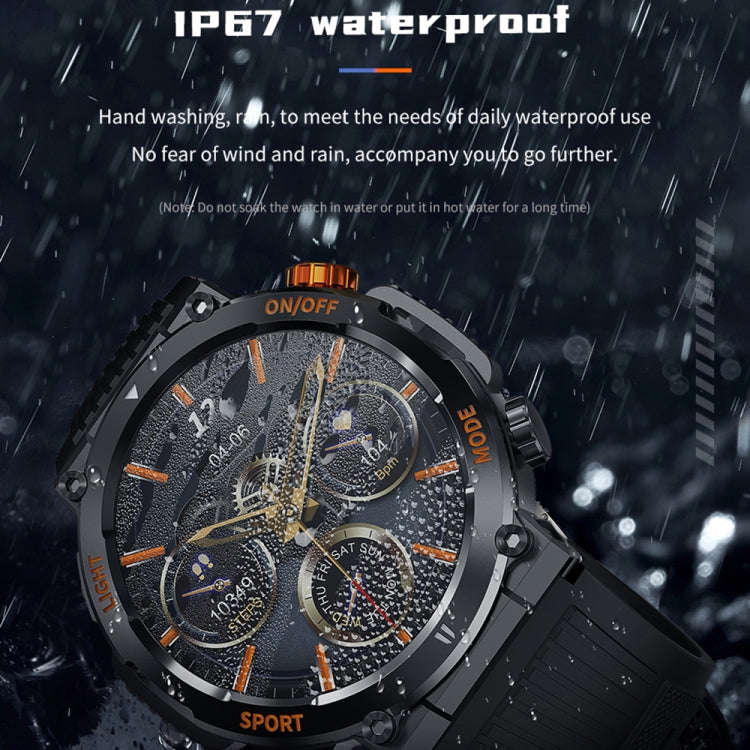 HT17 1.46 inch Round Screen Bluetooth Smart Watch, Support Health Monitoring & 100+ Sports Modes(...