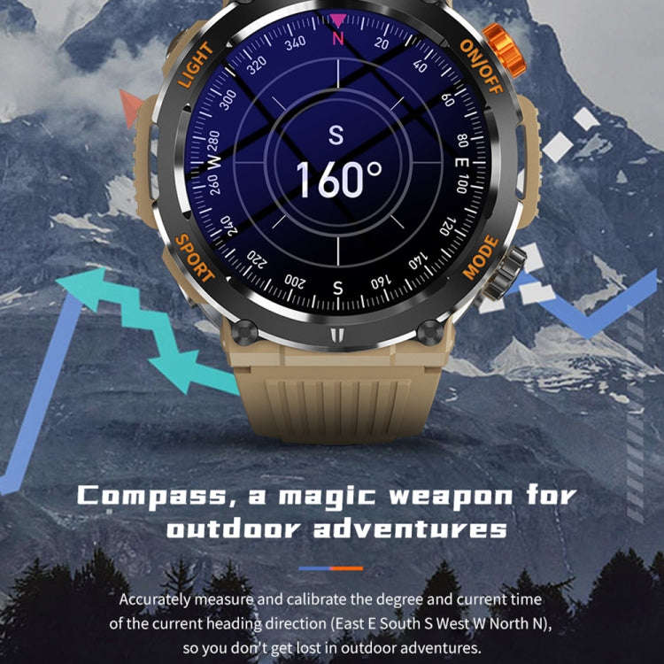 HT17 1.46 inch Round Screen Bluetooth Smart Watch, Support Health Monitoring & 100+ Sports Modes(...