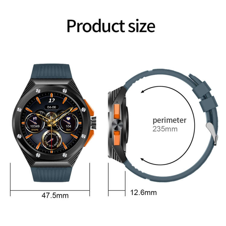 HT8 1.46 inch Round Screen Bluetooth Smart Watch, Support Health Monitoring & 100+ Sports Modes &...