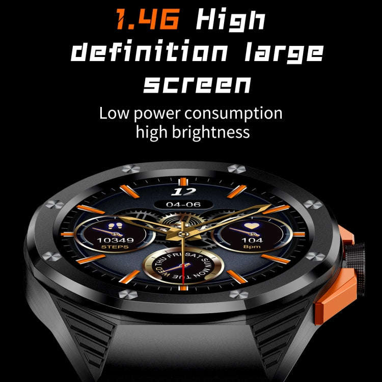 HT8 1.46 inch Round Screen Bluetooth Smart Watch, Support Health Monitoring & 100+ Sports Modes &...