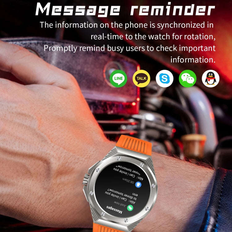 HT8 1.46 inch Round Screen Bluetooth Smart Watch, Support Health Monitoring & 100+ Sports Modes &...
