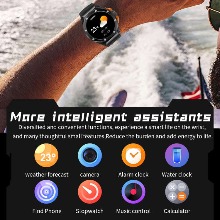 HT8 1.46 inch Round Screen Bluetooth Smart Watch, Support Health Monitoring & 100+ Sports Modes &...