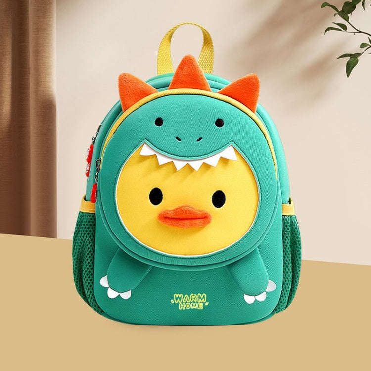 Children Cartoon Anti-Lost Small School Bag Backpack(Dinosaur Duck)
