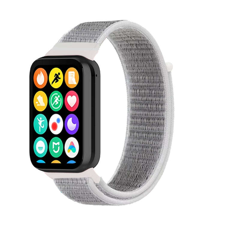 For Xiaomi Smart Band 9 Pro / 8 Pro Nylon Loop Watch Band(Sea Shell)