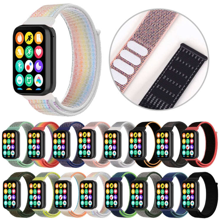 For Xiaomi Smart Band 9 Pro / 8 Pro Nylon Loop Watch Band(Pink Sand)