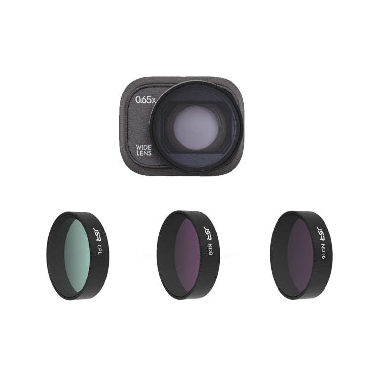 For DJI Mini 4 Pro JSR KB Series Drone Camera Lens Filter, Filter:4 in 1 Wide CPL ND8/16