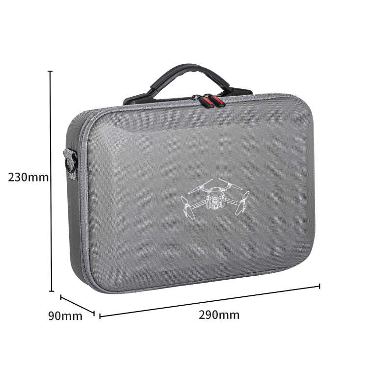 For DJI Mini 4 Pro / RC with Screen Standard STARTRC Shoulder Storage Bag PU Handbag(Grey)