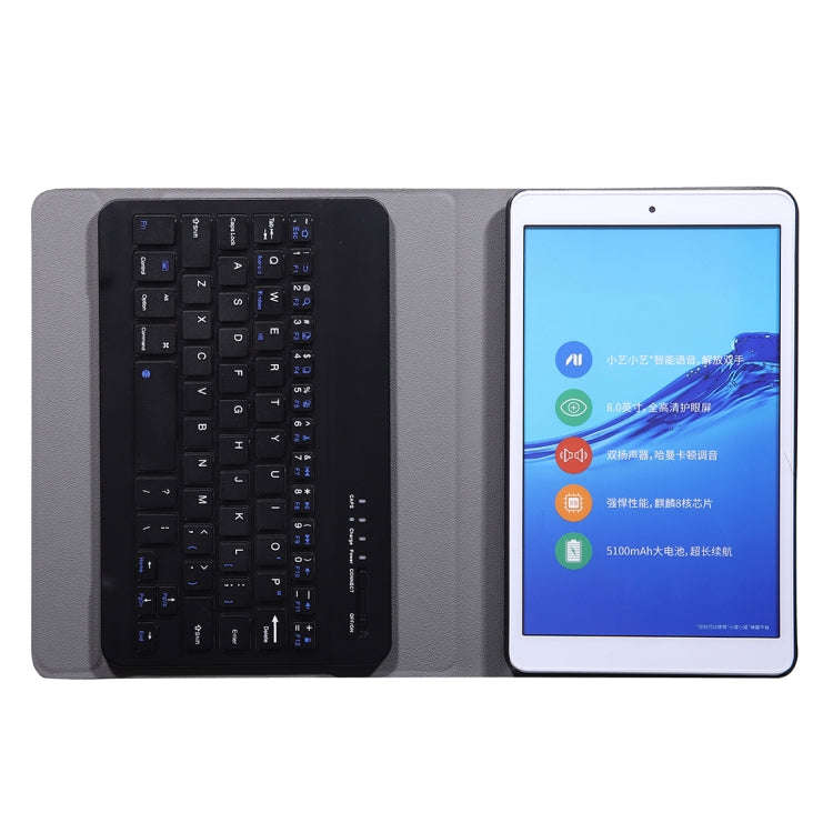A0T8 For Huawei MatePad T8 8 inch ABS Ultra-thin Detachable Bluetooth Keyboard Voltage PU Leather...