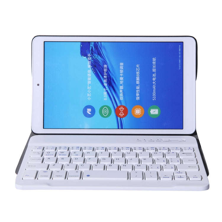 A0T8 For Huawei MatePad T8 8 inch ABS Ultra-thin Detachable Bluetooth Keyboard Voltage PU Leather...