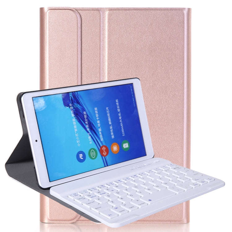 A0T8 For Huawei MatePad T8 8 inch ABS Ultra-thin Detachable Bluetooth Keyboard Voltage PU Leather...