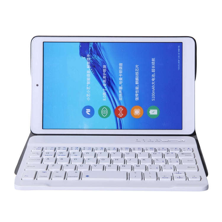A0T8 For Huawei MatePad T8 8 inch ABS Ultra-thin Detachable Bluetooth Keyboard Voltage PU Leather...