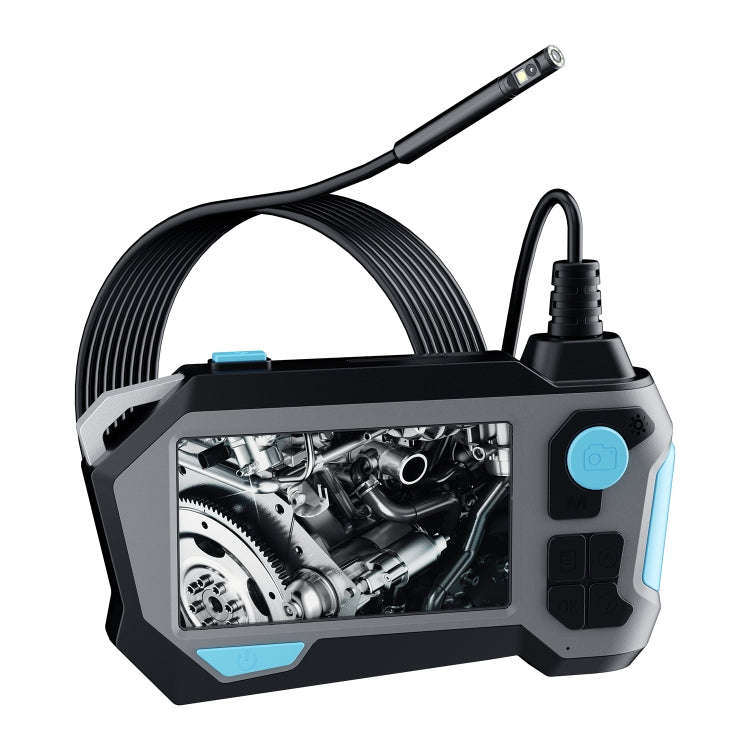 P120 Rotatable 8mm Dual Lenses Industrial Endoscope with Screen, 9mm Tail Pipe Diameter, Spec:2m ...