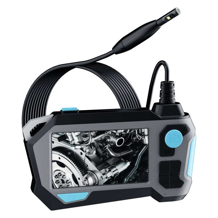 P120 Rotatable 8mm Dual Lenses Industrial Endoscope with Screen, 16mm Tail Pipe Diameter, Spec:5m...
