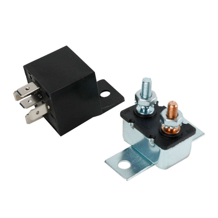 12V 60A Car Adjustable Electric Fan Cooling Control Relay Sensor Wiring Harness Kit