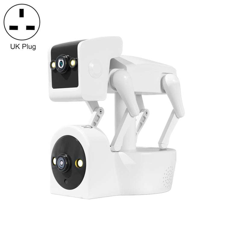 ESCAM PT212 4MP Dual Lens Robot Dog WiFi Camera Supports Cloud Storage/Two-way Audio/Night Vision...