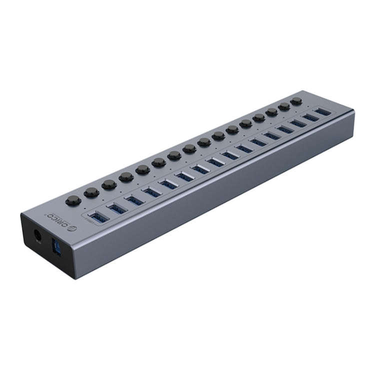 ORICO BT2U3-16AB-GY-BP 16 Ports USB 3.0 HUB with Individual Switches(UK Plug)