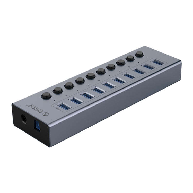 ORICO BT2U3-10AB-GY-BP 10 Ports USB 3.0 HUB with Individual Switches(US Plug)