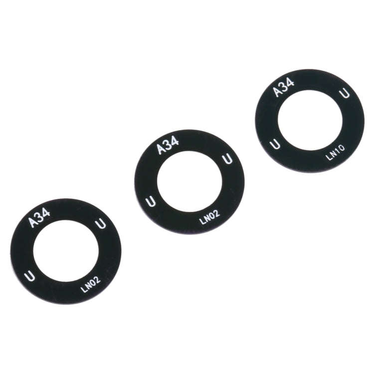 For Samsung Galaxy A34 5G SM-A346B 10set Back Camera Lens
