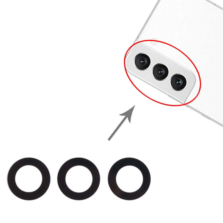 For Samsung Galaxy S22 5G SM-S901B 10set Back Camera Lens