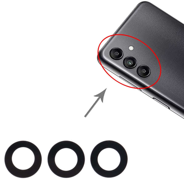 For Samsung Galaxy A04s SM-A047F 10set Back Camera Lens