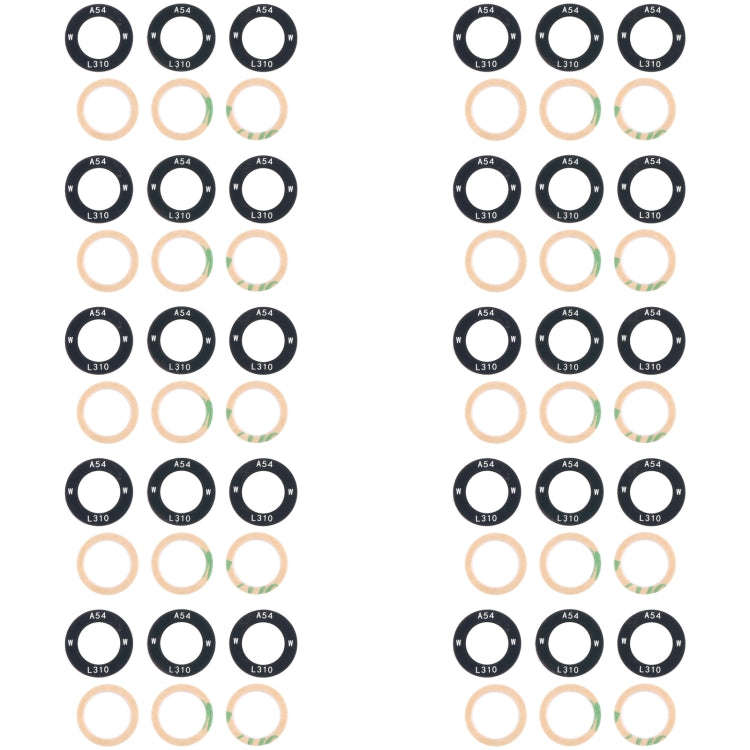 For Samsung Galaxy M54 SM-M546B 10set Back Camera Lens