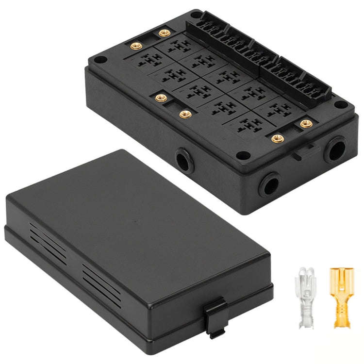 12V Car Multi-Way Relay Fuse Box 15 Way Fuse Holder