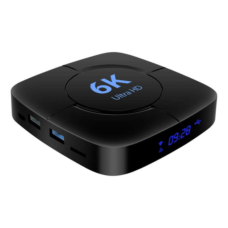 6K Ultra HD Android 12.0 Smart TV Box with Remote Control, 4GB+32GB, Allwinner H616 1.5GHZ Quad-C...