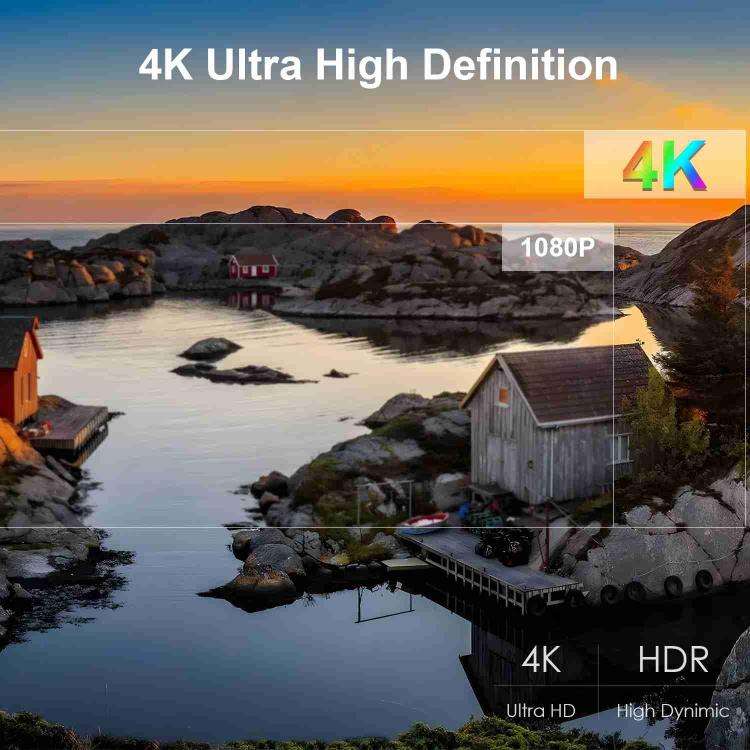 TX98 Pro 4K Ultra HD Android 14.0 Smart TV Box with Remote Control, 4GB+64GB, Allwinner H618 Quad...