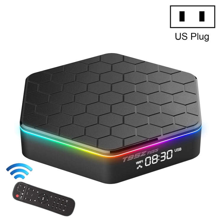 T95Z Plus 8K WiFi6 Android 12.0 Smart TV Box with Remote Control, 4GB+128GB, Allwinner H618 Quad-...