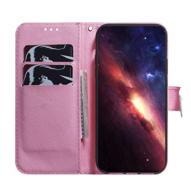 For Motorola Edge 2024 Coloured Drawing Flip Leather Phone Case(Magnolia)