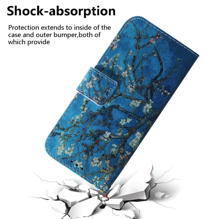For Motorola Moto G85 Coloured Drawing Flip Leather Phone Case(Apricot)