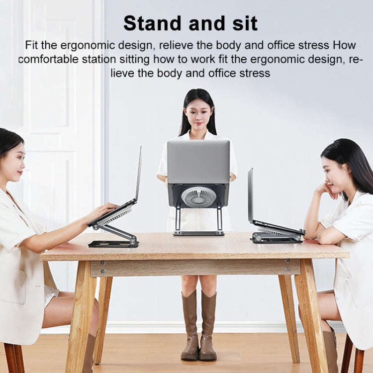 Lenovo Thinkplus Desktop Laptop Cooling Holder L40(Silver)