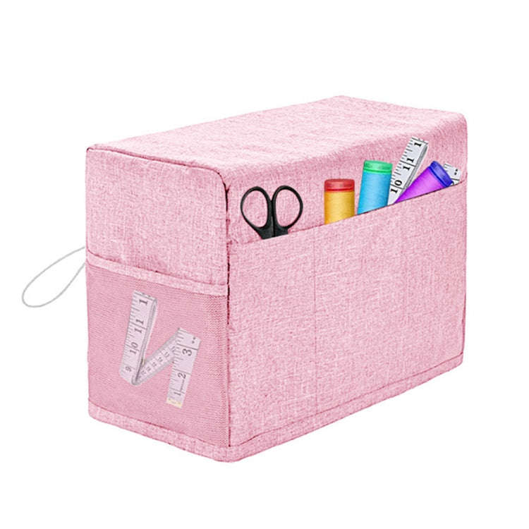 Household Sewing Dust Cover Sewing Tool Storage Bag(Pink)