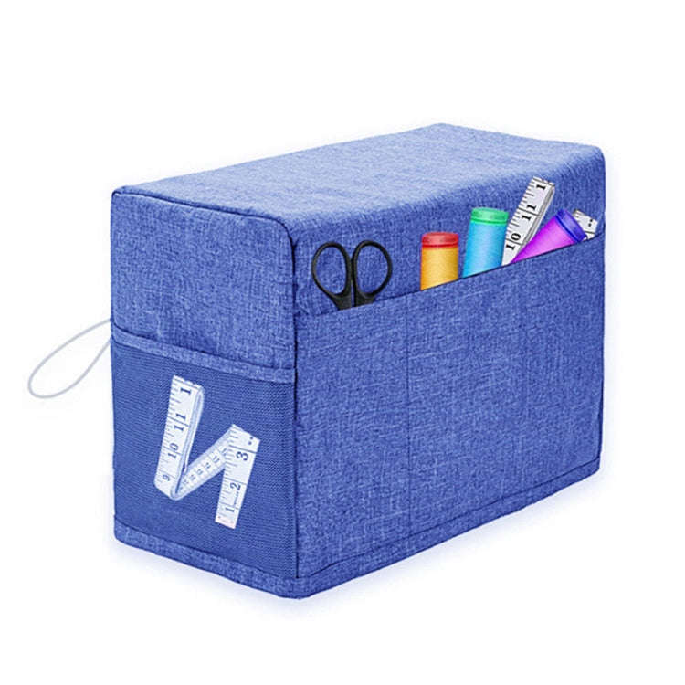 Household Sewing Dust Cover Sewing Tool Storage Bag(Blue)
