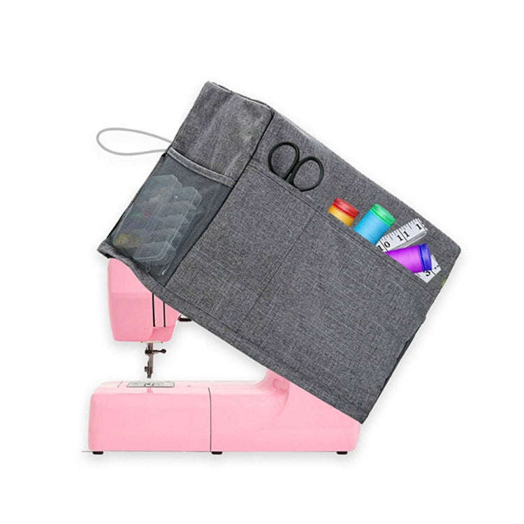 Household Sewing Dust Cover Sewing Tool Storage Bag(Purple)