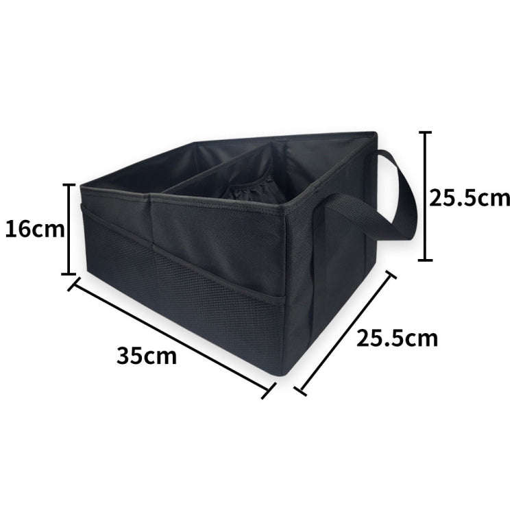 Oxford Cloth Multifunctional Foldable Large Capacity Car Trunk Storage Box(Black)