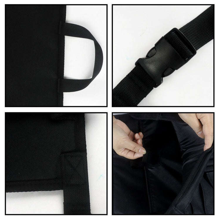 Portable Large Capacity Car Seat Back Storage Bag(Black)