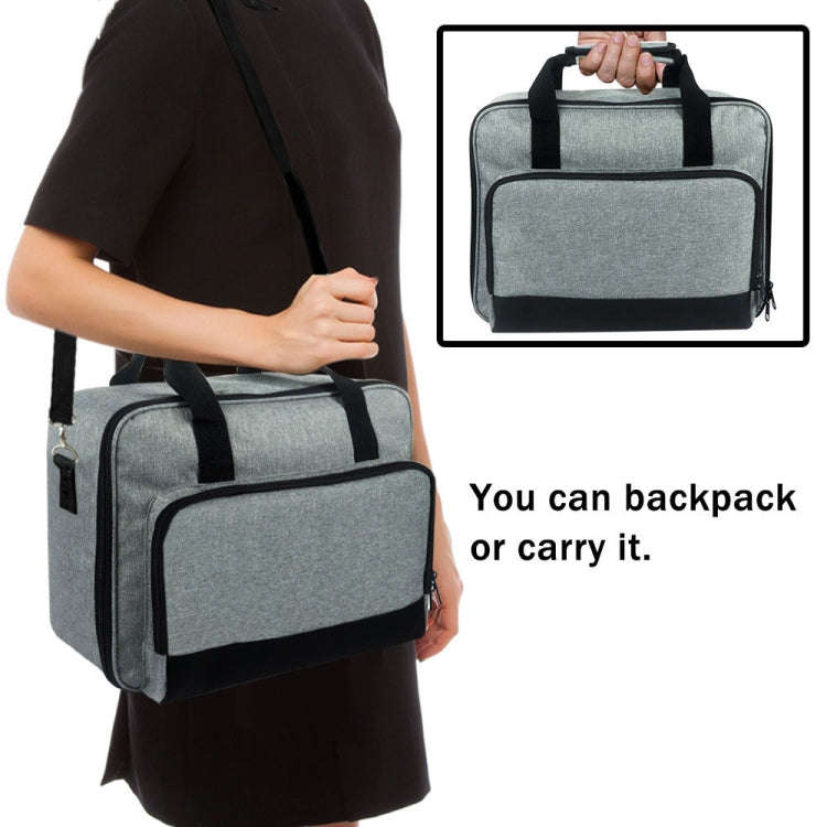 Crossbody Portable Multifunctional Projector Dustproof Storage Bag(Black)